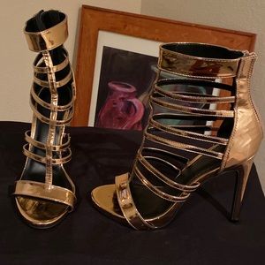 Gold heels